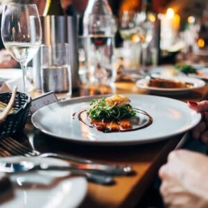 fine dining food